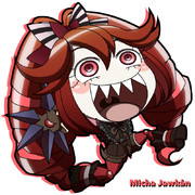 デフォルメでミカを描く