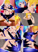 くすぐり拷問台と化したミク