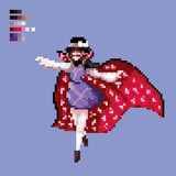 宇佐見菫子 - ドット絵