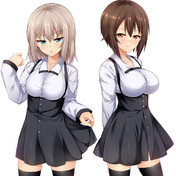 西住まほ ニコニコ静画 イラスト