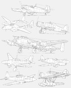 WW2飛行機いろいろ