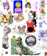 第９回真夏の夜の絵チャ☆【絵尻撮り】修正版