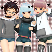 【MMD】オリショタ更新他【モデル配布】