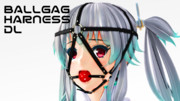 MMDボールギャグハーネス