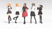 【MMDカゲプロ】自作スカート【配布終了】