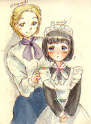 １３歳メイドと２８歳カフェ主人