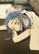 お昼寝する五月雨ちゃん