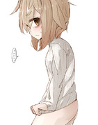 秋になったし雷にセーター着せる