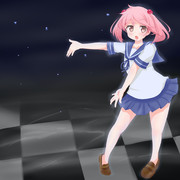 アクア様のあのポーズをする漣さん