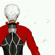 背中で語る ニコニコ静画 イラスト