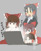 エロゲのエロシーンみるRIM一家