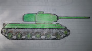 学校で書いた戦車①