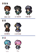 ガルパン＆刀剣乱舞＆Re:ゼロ ドット絵
