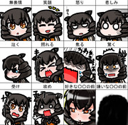 ペガッサさんで表情練習