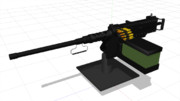 【MMD】ブローニングM2重機関銃（全自動）