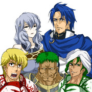 鍛え抜かれしシアルフィ家古参の面々