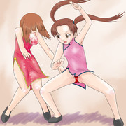 西住ちゃ～ん鉄山靠