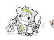 ネズミ提督と山雲ネコ