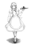 十六夜咲夜さん - 下絵