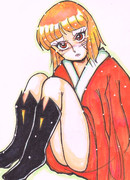 着物なセピアさん