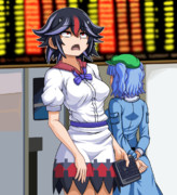 異変により幻想郷の株価が暴落し自分の持ち株が紙屑同然と化した正邪