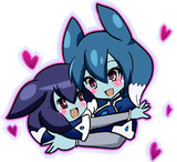 ポワイちゃんとウルミちゃん