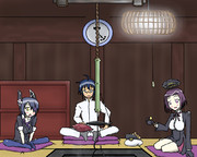 囲炉裏で秋を焼く(修正版)