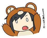 はろいんなのでちゃんあさにアクマのコスプレをしていただくのである
