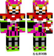 マイクラスキン 仮面ライダーエグゼイド ロボットアクションゲーマー レベル3
