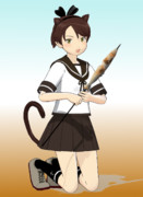 【MMD艦これ】猫耳と秋刀魚祭り【アクセサリ配布】