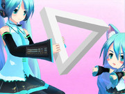 【MMD】謎のいきものと謎のさんかく