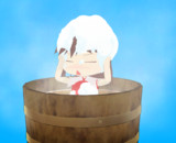 お風呂に入るサケノミ【MMD進捗報告】