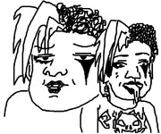 パンチパーマ ニコニコ静画 イラスト