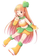 ニンジン 擬人化 野菜、果物の擬人化イラスト 個人・商用利用OK