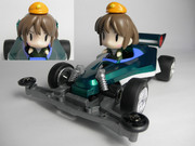 九七式艦攻の妖精さん＆しろくまっこミニ四駆