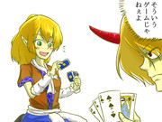 ババ抜きをするJOKER姉貴