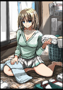 昨日は休暇だった摩耶やん