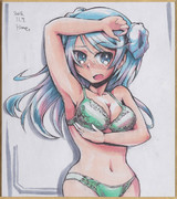 今日の色紙＃93「浦風」