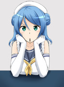 浦風とポッキーゲーム