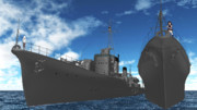 【MMD艦これ】駆逐艦を下から見上げるのが好き【MMD海軍】