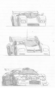 オリジナルのル・マンレーシングカー