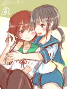 吹雪と睦月のいちゃいちゃ