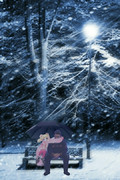 雪景色の中のゆうさく兄妹☆