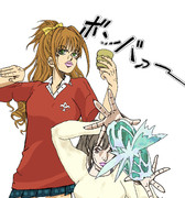 「ユッコちゃんと合体技！」