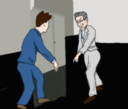 本格的♂職場レスリング