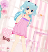 【MMDモデル配布】ノエルのねまき