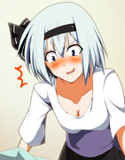 視線に気づいた妖夢ちゃん