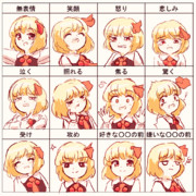 表情練習 ニコニコ静画 イラスト