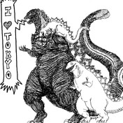 となりのゴジラ ニコニコ静画 イラスト