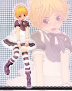 【MMD】レンくんメイド服追加 ※女装注意【モデル配布】